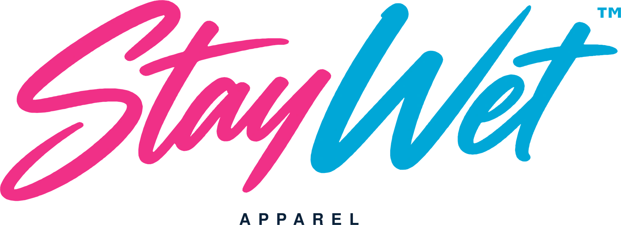 Stay Wet™ Apparel full-color water-inspired logo