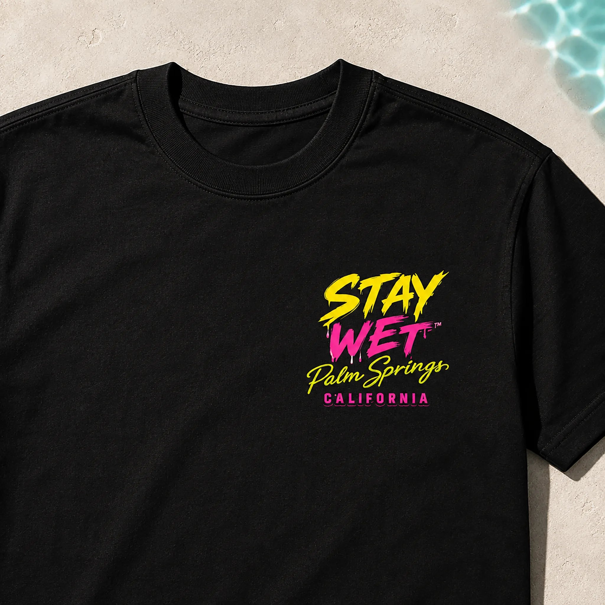 Stay Wet™ Hot Lips & Triangles – Front & Back Tee - Image 12