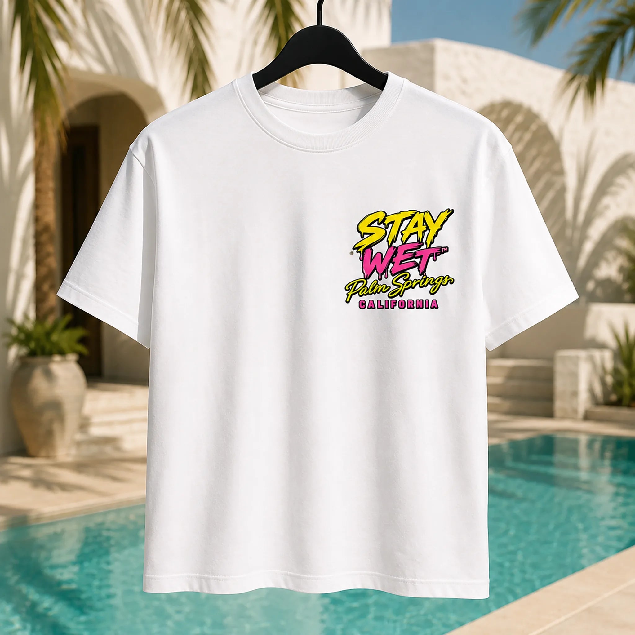 Stay Wet™ Hot Lips & Triangles – Front & Back Tee - Image 2