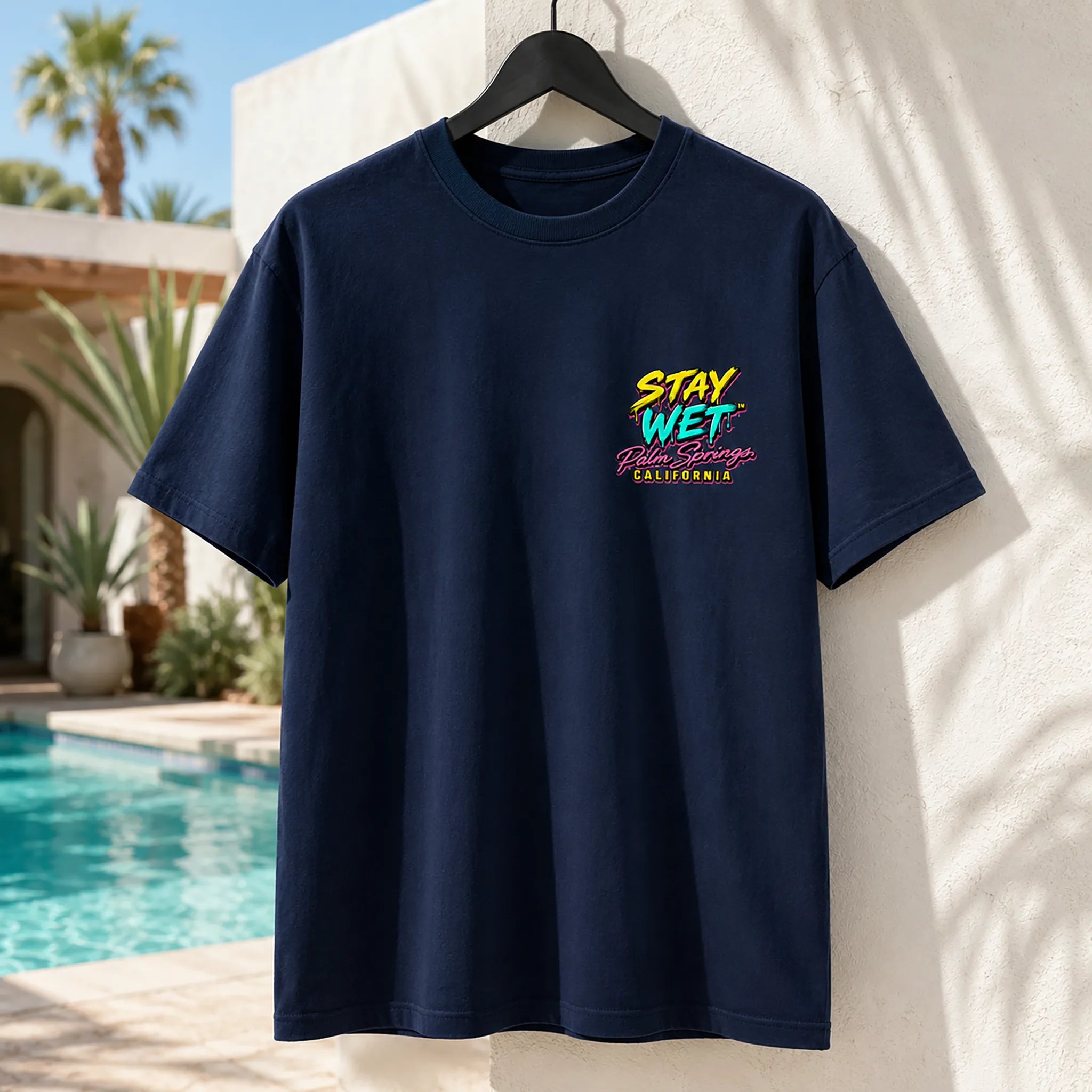 Stay Wet™ Hot Lips at Sunset – Front & Back Tee - Image 11