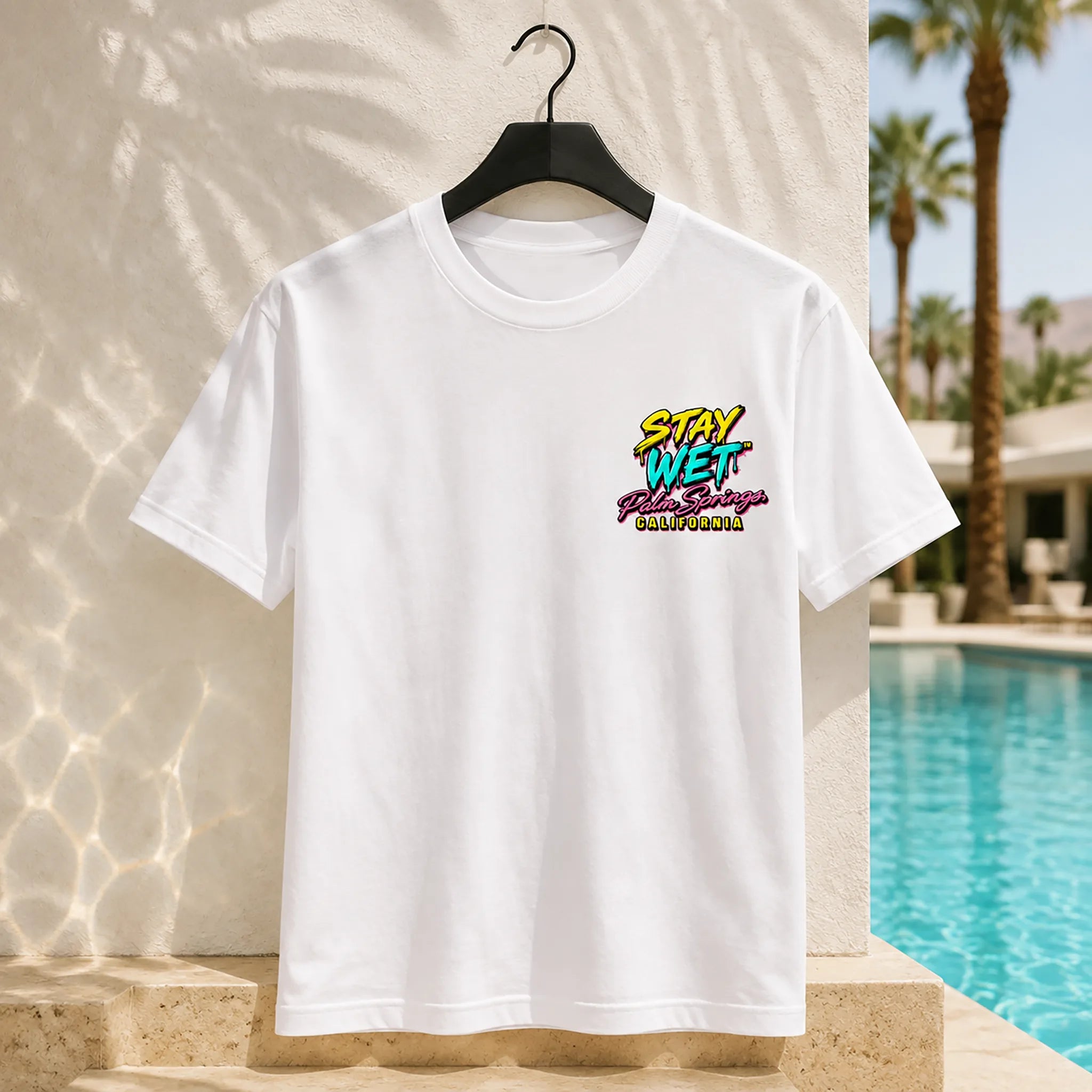 Stay Wet™ Hot Lips at Sunset – Front & Back Tee - Image 9