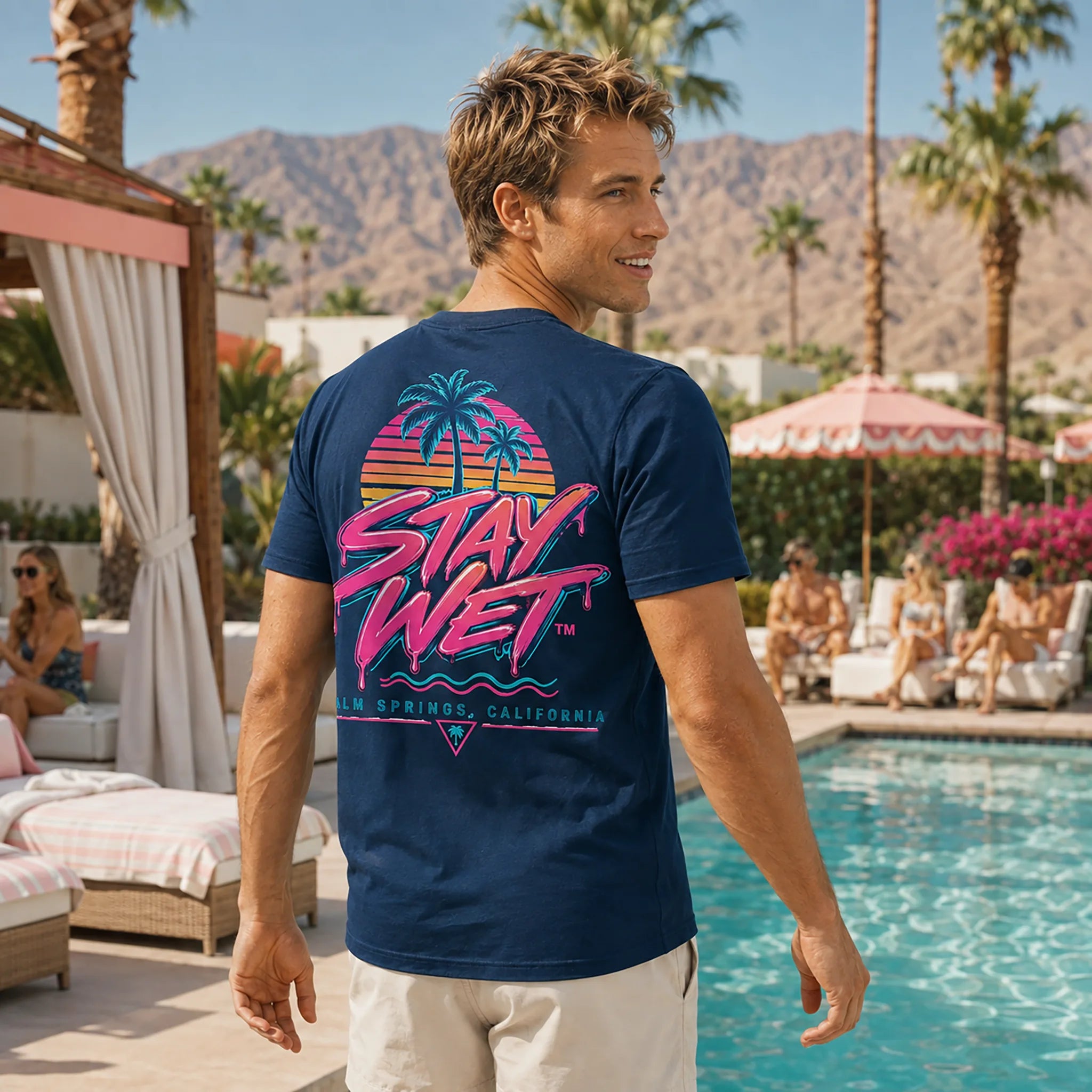 Stay Wet™ Palms – Front & Back Tee - Image 9