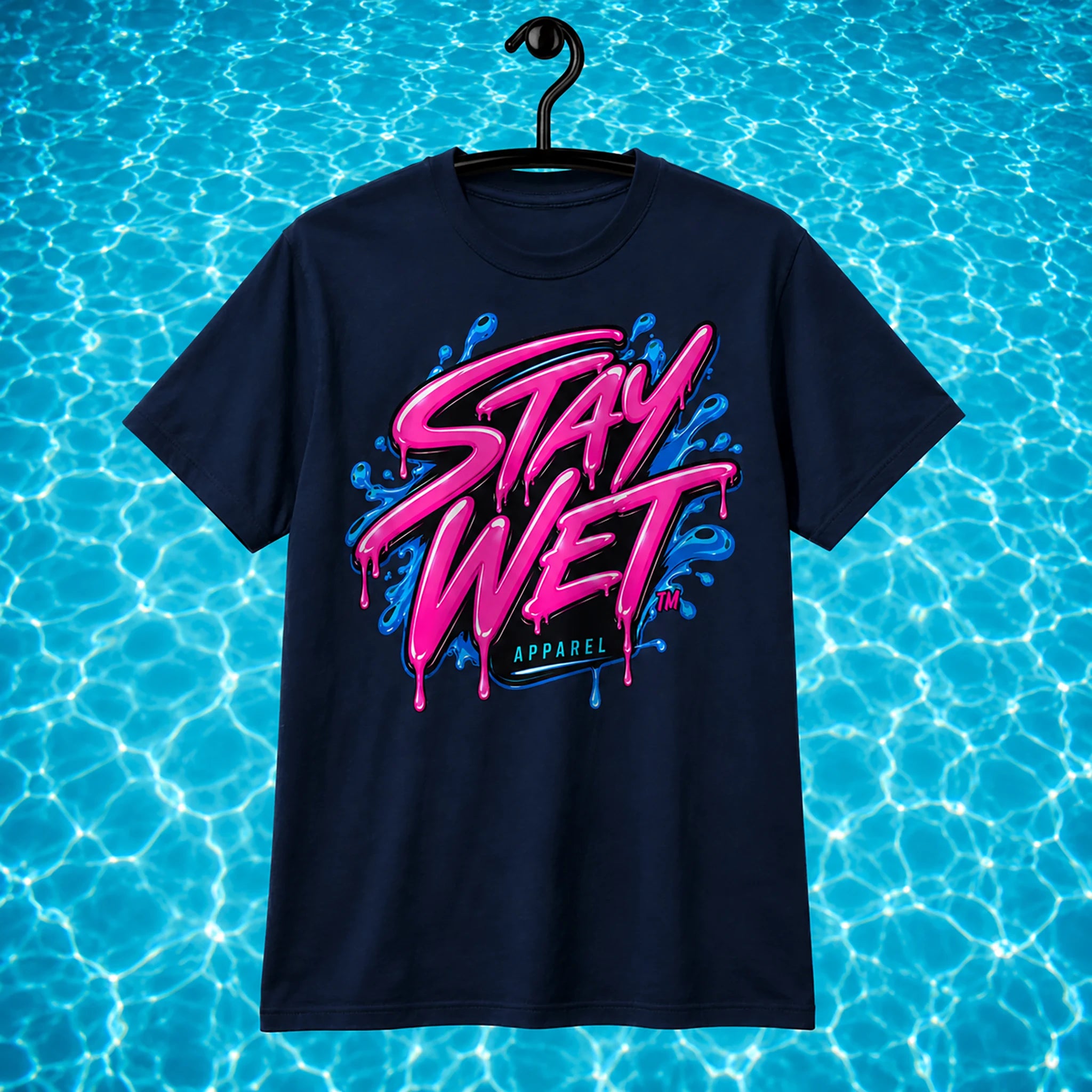 Stay Wet™ Signature Logo Large Front Graphic Tee - Image 3